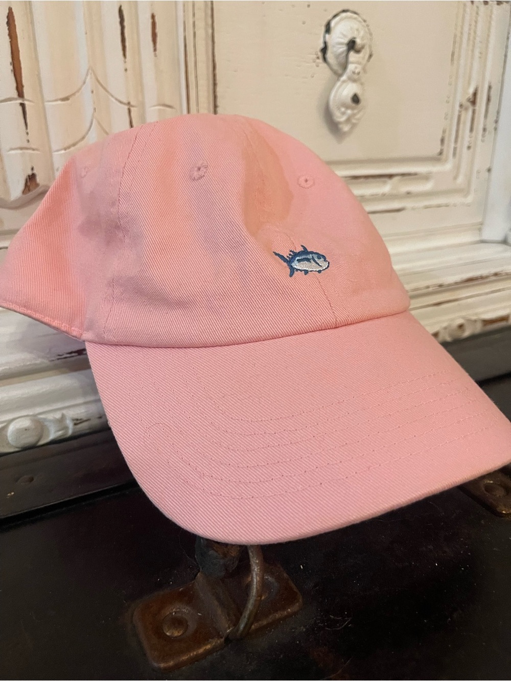 Southern Tide Pink Embroidered Baseball Cap